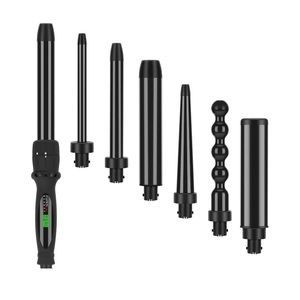 Parwin Pro 7 in 1 Interchangeable Curling Iron Wands/Barrels
